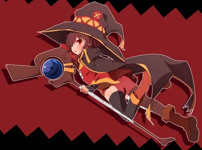 Download Megumin Vector Fanart Wallpaper картинки