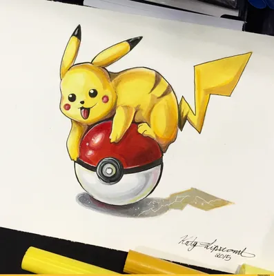 Pikachu (Пикачу) :: Pokémon Art :: Katy Lipscomb (Lucky978) :: красивые  картинки :: Traditional art :: Pokémon (Покемоны) :: фэндомы / картинки,  гифки, прикольные комиксы, интересные статьи по теме. картинки