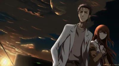 HD обои: Steins;Gate, Okabe Rintarou, Makise Kurisu, аниме, аниме девушки | Ворота, Курису макисе, Штейнс картинки