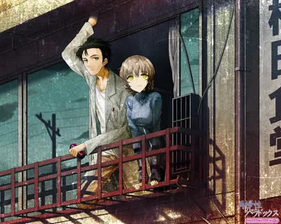 2c = galore steins;gate amane suzuha okabe rintarou wallpaper | №157468 | yande.re картинки