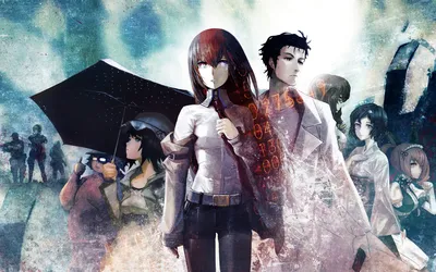 Steins Gate Anime Group Of People Makise Kurisu Okabe Rintarou Shiina Mayuri Rintaro Okabe Hashida I Обои - Разрешение:2560x1600 - ID:445746 - wallha.com картинки