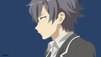 Hikigaya Hachiman (OreGairu) Wallpaper by Lukemil | Аула аниме, Персонажи аниме, Аниме картинки