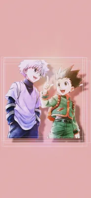 Killua Zoldyck And Gon Freecss лучшие обои для iPhone скачать бесплатно картинки