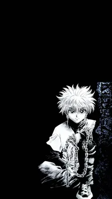 Скачать обои Monotone Killua Zoldyck картинки