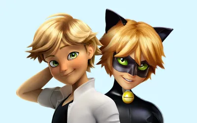 Обои Miraculous Ladybug - Эдриан и Супер-Кот - Леди Баг и Супер-Кот -  YouLoveIt.ru картинки