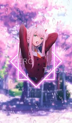 DARLING in the FRANXX - ZeroTwo - Обои от ZEYDREX | Милые аниме обои, Аниме обои на телефон, Аниме фон картинки