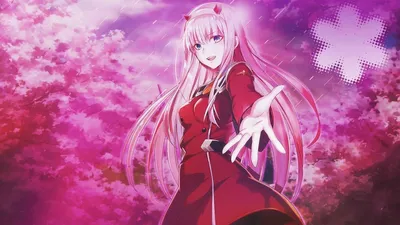 Zero Two Аниме HD Обои для ПК картинки