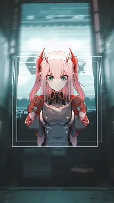 Zero Two Vector 4K обои скачать картинки