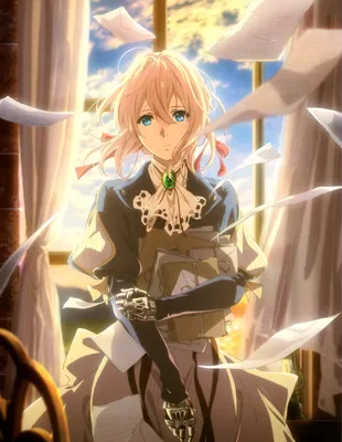 77355 Violet Evergarden 4K, Violet Evergarden (Персонаж), Violet Evergarden (Аниме), Блондинка, Голубые глаза - Rare Gallery HD Wallpapers картинки