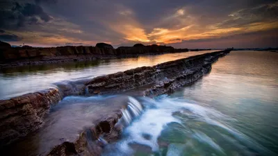 Обои Вода и скалы, картинки - Обои для рабочего стола Вода и скалы фото из  альбома: (природа) картинки