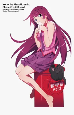 Прозрачный Hitagi Senjougahara Png - Senjougahara Wallpaper For Phone, Png Download, Transparent Png Image - PNGitem картинки