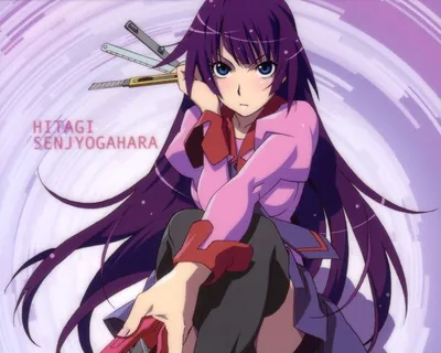 Imagery - Hitagi Senjougahara Wallpaper (34535407) - Fanpop картинки