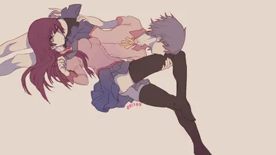 wallpaper Yuri Â· Bakemonogatari Â· Senjougahara Hitagi Â· anime Â·  Nisemonogatari Â· Kanbaru Suruga Â· Monogatari series картинки