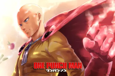 One Punch Man - Сайтама, класс B, ранг 7 HD обои скачать картинки