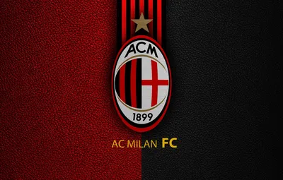 Обои wallpaper, спорт, лого, футбол, AC Milan, Italian Seria A картинки на рабочий стол, раздел спорт - скачать картинки