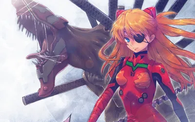 Neon Genesis Evangelion Asuka Langley Soryu масштабированные обои | 1920x1200 | 191795 | обоиUP картинки