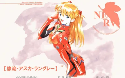 Sohryu Asuka Langley - Neon Genesis Evangelion Обои картинки