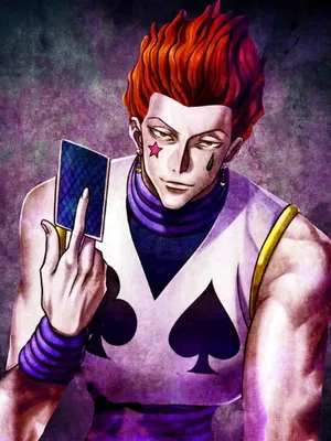 Hisoka Face HXH, hait, охотник, завтра, красный, тату, x hunter, HD обои для рабочего стола картинки