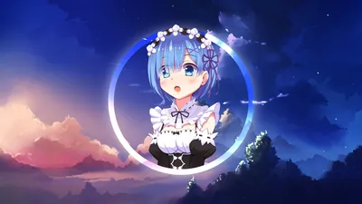 Обои Аниме, Жизнь в другом мире с ..., Аниме девушка, Re:zero kara hajimeru  isekai seikatsu, Рем, картинки