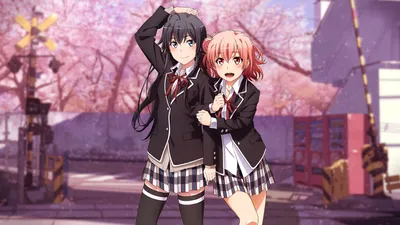 Yahari Ore No Seishun Love Comedy Wa Machigatteiru Yukinoshita Yukino Yuigahama Yui Anime Anime Girl Обои - Разрешение:3840x2160 - ID:1207603 - wallha.com картинки