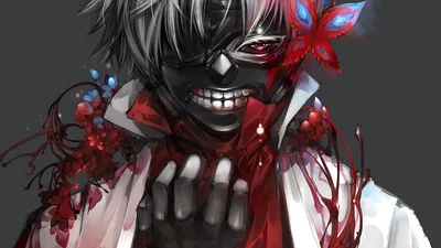 Токийский гуль | Ken Kaneki 4K Wallpaper скачать бесплатно картинки