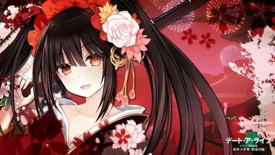 4533601 Date A Live, аниме, простой фон, аниме девушки, Токисаки Куруми - Rare Gallery HD Wallpapers картинки