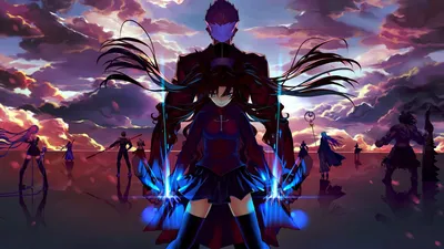 Скачать обои Fate Stay Night Рин Тосака картинки