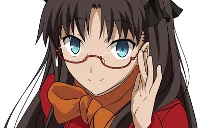 Скачать обои Tohsaka Rin, 4k, manga, Fate Stay Night для монитора с разрешением 3840x2400. Высококачественные обои HD картинки картинки