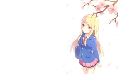 Photo shiina mashiro sakurasou no pet na kanojo sakura blossom - free  pictures on Fonwall картинки