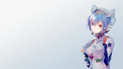 Neon Genesis Evangelion Rei Ayanami Portrait UHD 4K Обои | Pixelz картинки