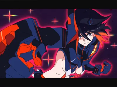 ВЕКТОРНЫЕ ОБОИ: Ryuko Matoi от Dagos -- Fur Affinity [dot] net картинки