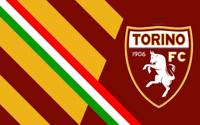 Скачать обои Torino FC, 4k, Italian football club, logo, abstraction, brown background, embems, Serie A, Italy, Turin, Flag of Italy, football для монитора с разрешением 3840x2400. Высококачественные обои HD картинки картинки