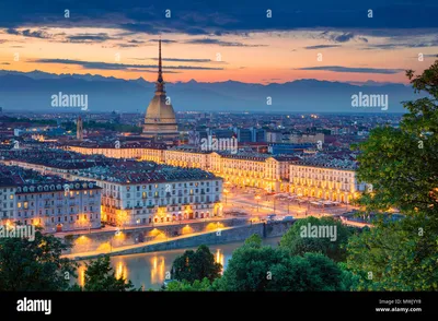 Турин с высоты птичьего полета стоковые фотографии и изображения - Alamy картинки