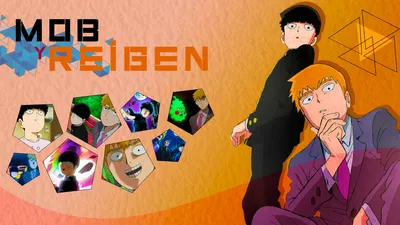 Anime Boys Mob Psycho 100 Arataka Reigen Geometry Обои - Разрешение:1920x1080 - ID:1189257 - wallha.com картинки