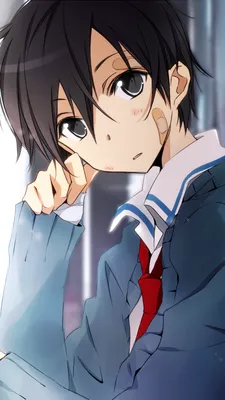 Скачать обои ID: 433068 / Аниме Sword Art Online Phone Wallpaper, Kazuto Kirigaya, Kirito (Sword Art Online), 750x1334 скачать бесплатно картинки