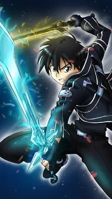 Скачать бесплатно обои ID: 397567 / Аниме Sword Art Online Phone Wallpaper, Kazuto Kirigaya, Kirito (Sword Art Online), 1080x1920 скачать бесплатно картинки