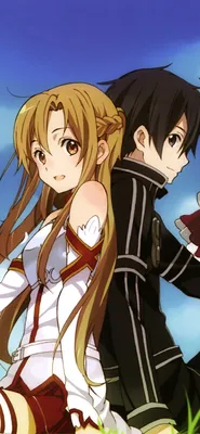 Скачать бесплатно обои ID: 362268 / Аниме Sword Art Online Phone Wallpaper, Kazuto Kirigaya, Asuna Yuuki, Kirito (Sword Art Online), 1080x2340 скачать бесплатно картинки