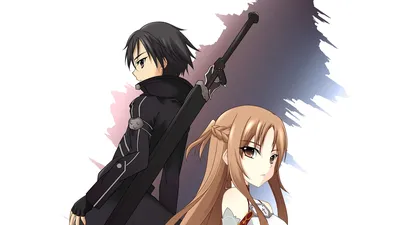 Sword art online asuna yuuki kazuto kirigaya-2016 Высокое качество HD обои превью | 10wallpaper.com картинки