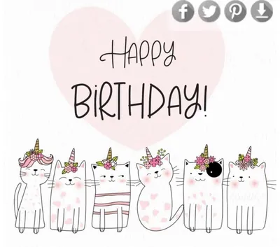 Вечеринка «Happy Birthday Party» в «Cat Cafe» - события для детей в  Черкасcах | in.ck.ua картинки