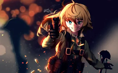 Скачать обои Tanya Degurechaff, 4k, солдат, Tanya von Degurechaff, Youjo Senki для монитора с разрешением 3840x2400. Высококачественные обои HD картинки картинки