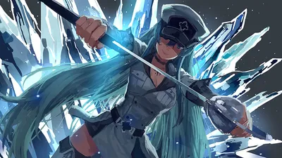 578006 1920x1080 esdeath akame ga kill аниме аниме девушки ледяные обои JPG 458 kB - Rare Gallery HD Wallpapers картинки