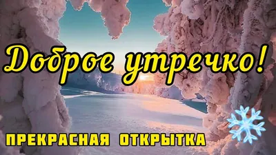 Доброго Зимнего Утречка!❄️ Прекрасного Дня! Музыкальная Открытка ❤️ -  YouTube картинки