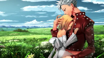 Nanatsu No Taizai Seven Deadly Sins Elaine And Ban UHD 4K Обои | Пикселз картинки