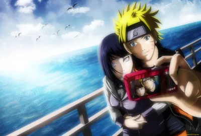 Обои Аниме Naruto, обои для рабочего стола, фотографии аниме, naruto,  наруто, любовь, фото, телефон, хината, море Обои для рабочего стола,  скачать обои картинки заставки на рабочий стол. картинки