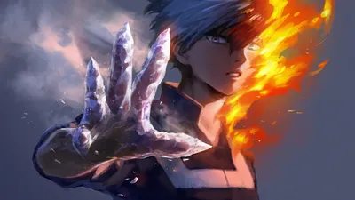 1366x768 My Hero Academia Shouto Todoroki 1366x768 Разрешение HD 4k Обои, картинки, фоны, фото и картинки картинки