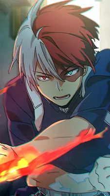 Shoto Todoroki My Hero Academia Аниме Обои 4k Ultra HD ID:3370 картинки