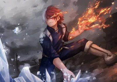 328496 Shoto Todoroki, My Hero Academia, 4k - Редкая галерея HD обои картинки