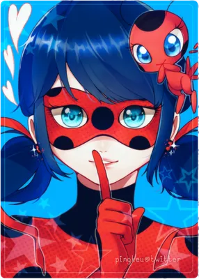 Фото Marinette Dupain Cheng / Маринетт Дюпэн-Чэн и Tikki / Тикки из  мультсериала Miraculous: Tales of Ladybug \u0026 Cat Noir / Леди Баг и  Супер-Кот, by nuenie картинки