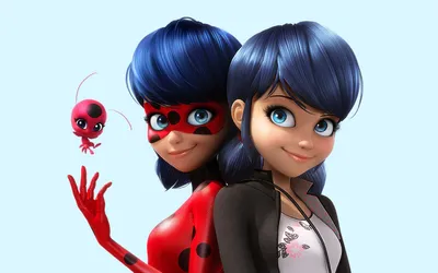 Обои Miraculous Ladybug - Леди Баг и Маринетт - Леди Баг и Супер-Кот -  YouLoveIt.ru картинки