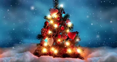 Зима - Christmas Tree Live Wallpaper - обои живые картинки